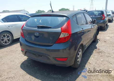 2012 Hyundai Accent Gs из США, поврежденный, VIN KMHCT5AE7CU020928